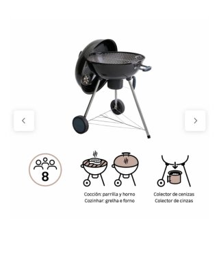 Barbacoa de carbón Naterial