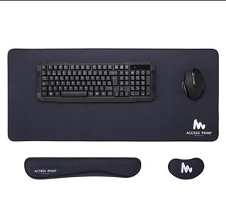Alfombrilla Gaming  con Reposamuñecas y Mousepad