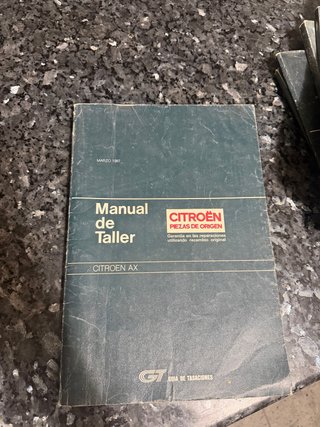 Manual Taller Citroën AX Marzo 1987