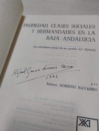 Propiedad, clases sociales y hermandades en la Baj