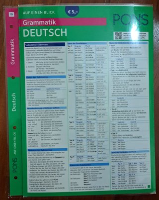 PONS Grammatik auf einen Blick Deutsch / [von R...
