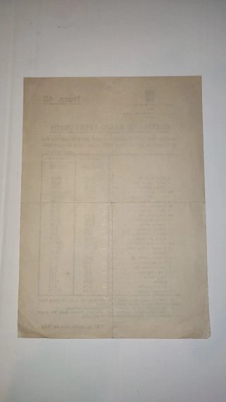 Hoja Cambio Divisas Instituto Español 1968