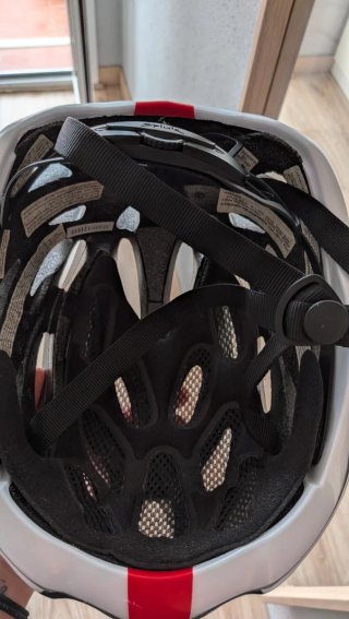 Casco Spiuk bici negro y blanco