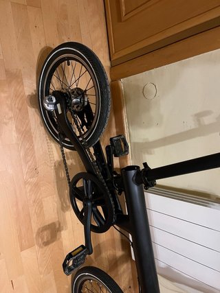 Bicicleta Plegable Negra