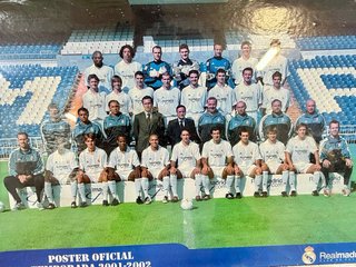 Póster Oficial Real Madrid 2001/02 - ¡CENTENARIO!