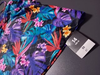 Bañador 2 Piezas Talla XL Estampado Tropical