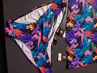 Bañador 2 Piezas Talla XL Estampado Tropical