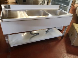 Pica industrial 160x60 con escurridor