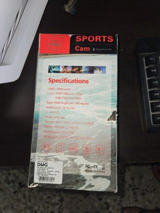 Cámara Deportiva HD 1080p Waterproof 30M
