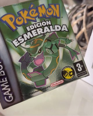 Caja Metalizada reemplazo Pokémon Esmeralda GBA