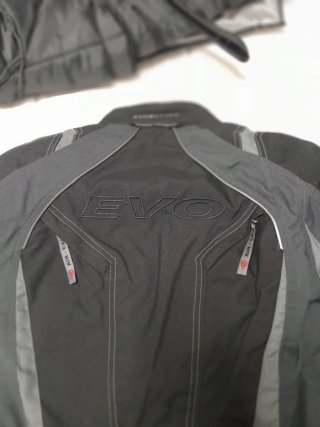 Chaqueta Moto Adventure Touring Negra Gris