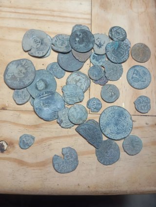 Lote monedas antiguas varias