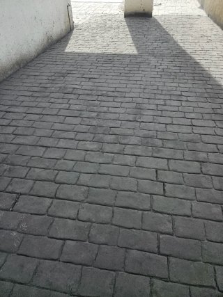 Pavimento de hormigón impreso