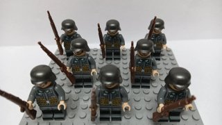 Pack 8 soldados alemanes WWII compatibles lego