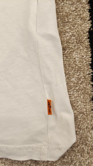 T-shirt Levi's Jeans bianca stampa vintage L