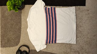 T-shirt Levi's Jeans bianca stampa vintage L