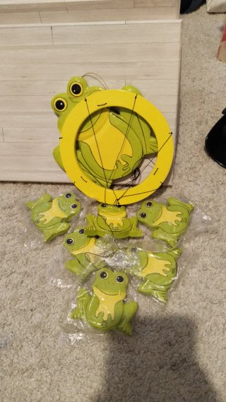 Móvil Decorativo Ranas