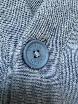 Cárdigan Lacoste Azul Claro Talla M