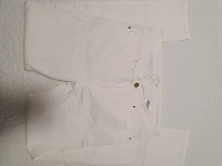 Pack 3 Vaqueros Blancos Mujer