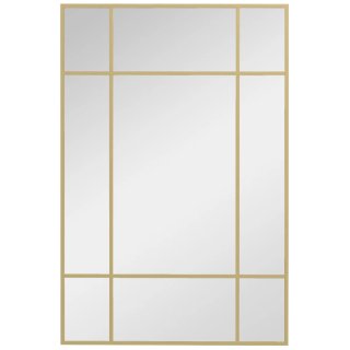 Espejo Dorado Diseño Ventana 90x60cm pared moderno