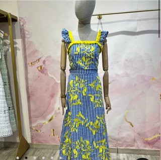 Conjunto Top y Falda Gingham