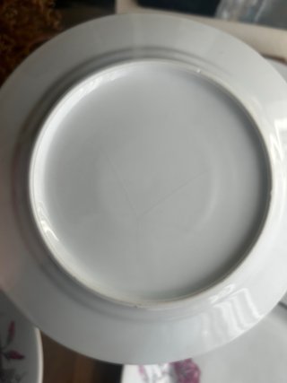 Platos llanos porcelana francesa