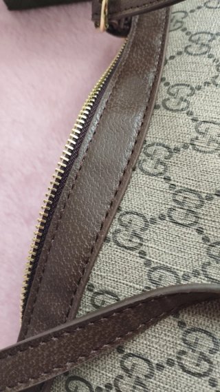 Bolso estilo icónico beige y marrón