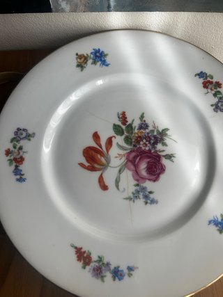 Platos postre porcelana francesa
