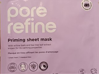 Mascarilla Pore Refine Priming Sheet Mask coreana