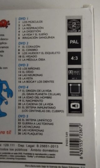 Érase una vez el cuerpo humano DVD Completa