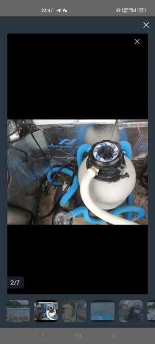 Depuradora de arena para piscina
