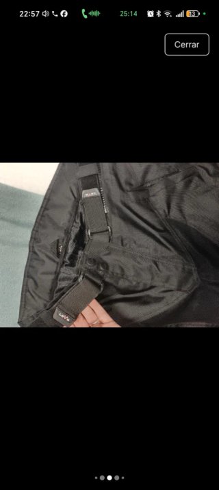 Pantalón de moto con protección
