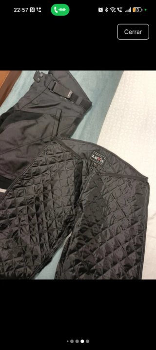 Pantalón de moto con protección