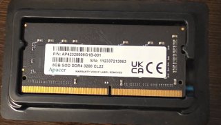 Memoria RAM 8GB DDR4 3200MHz Apacer SODIMM