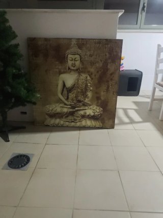Cuadro Buda Beige y Marrón