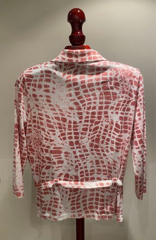 Jersey Naulover estampado rosa y blanco