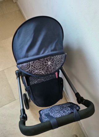 Cochecito Muñecas Convertible Bolso Cambiador