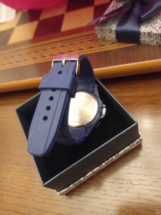 Reloj azul deportivo