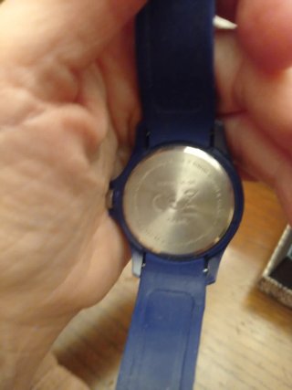 Reloj azul deportivo