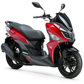SYM Jet X Scooter Automática Roja y Negra
