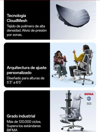 HBADA Silla E3 Pro Edición 2026 con reposapies