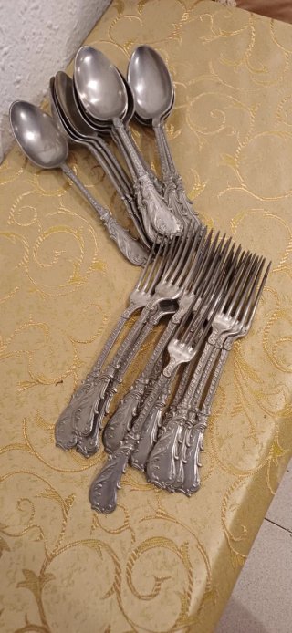 Juego de cubiertos de mesa de 24 piezas