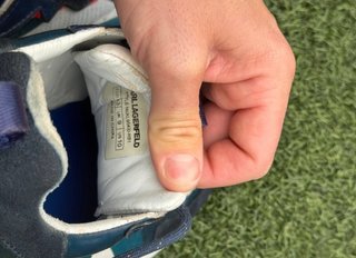 Zapatillas Karl Lagerfeld Azul y Blanco