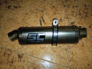 Tubo de escape moto