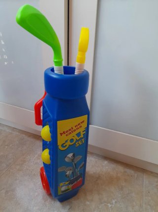 Juego de Golf Infantil con Carrito