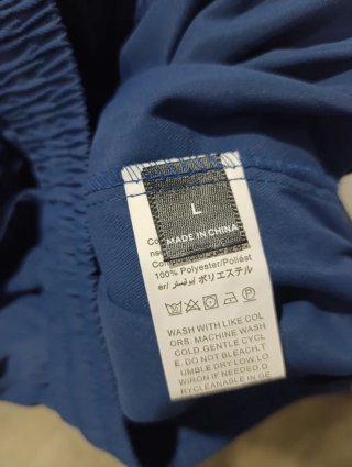 Pantalón de hombre azul marino con cinturilla