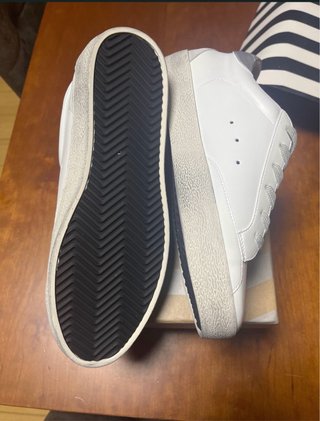 Golden Goose Superstar Branco e Prateado
