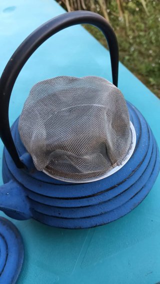 Teiera in Ghisa Blu