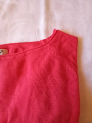 Maglione Bluoltre rosso corallo