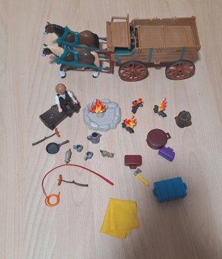 Playmobil Carro y Caballos